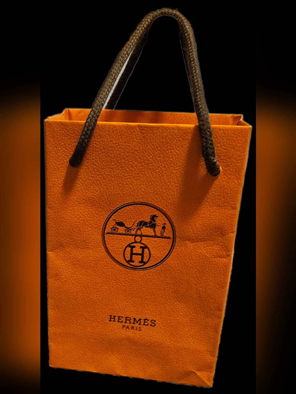 NEW Hermès Small Orange Gift Box Bag Set Booklet Jewelry Storage Scarf Travel - Picture 12 of 16